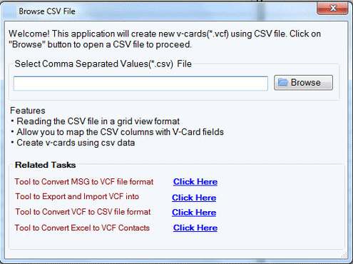 CSV to VCF Conversion