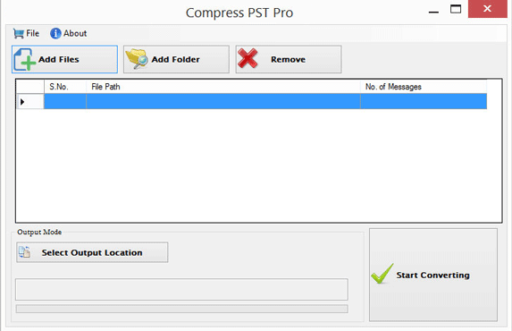 Compress PST Pro