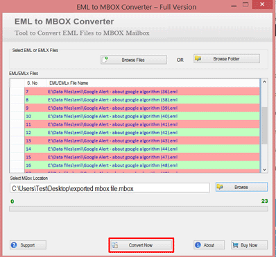 Convert EML to MBOX