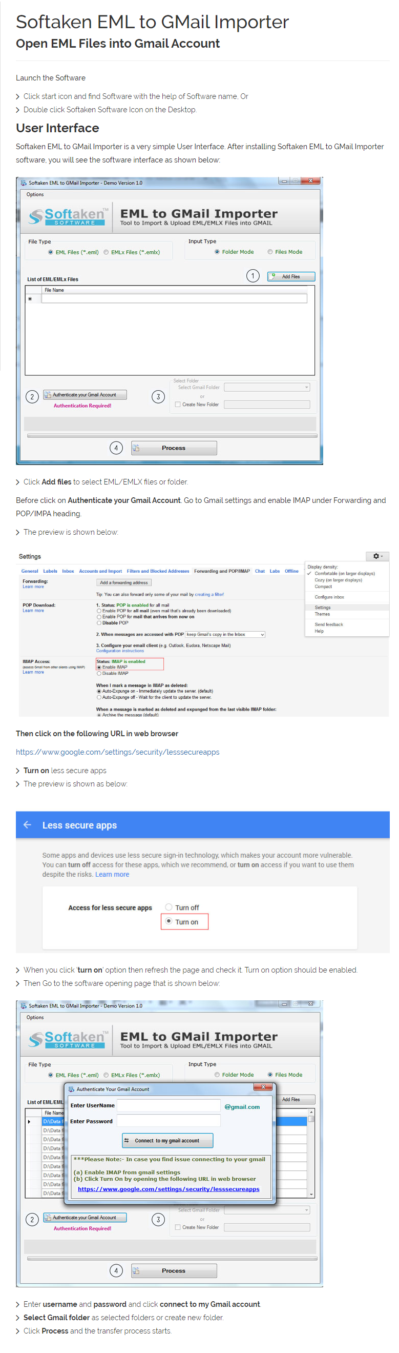 EML to Gmail User Manual
