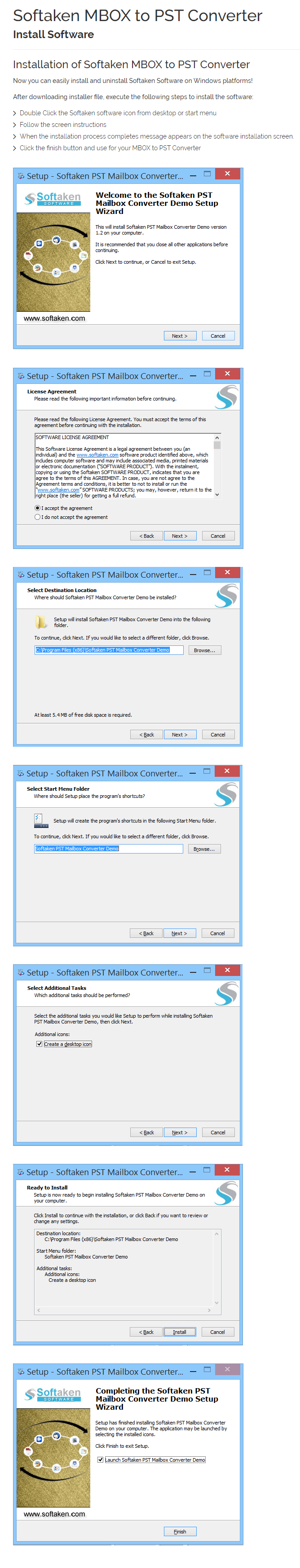MBOX to PST Converter Installation