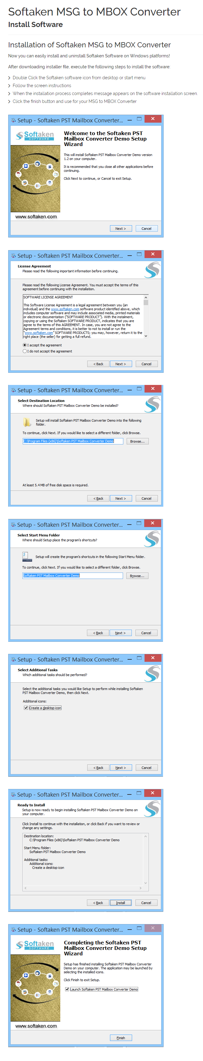 MSG to MBOX Converter Installation