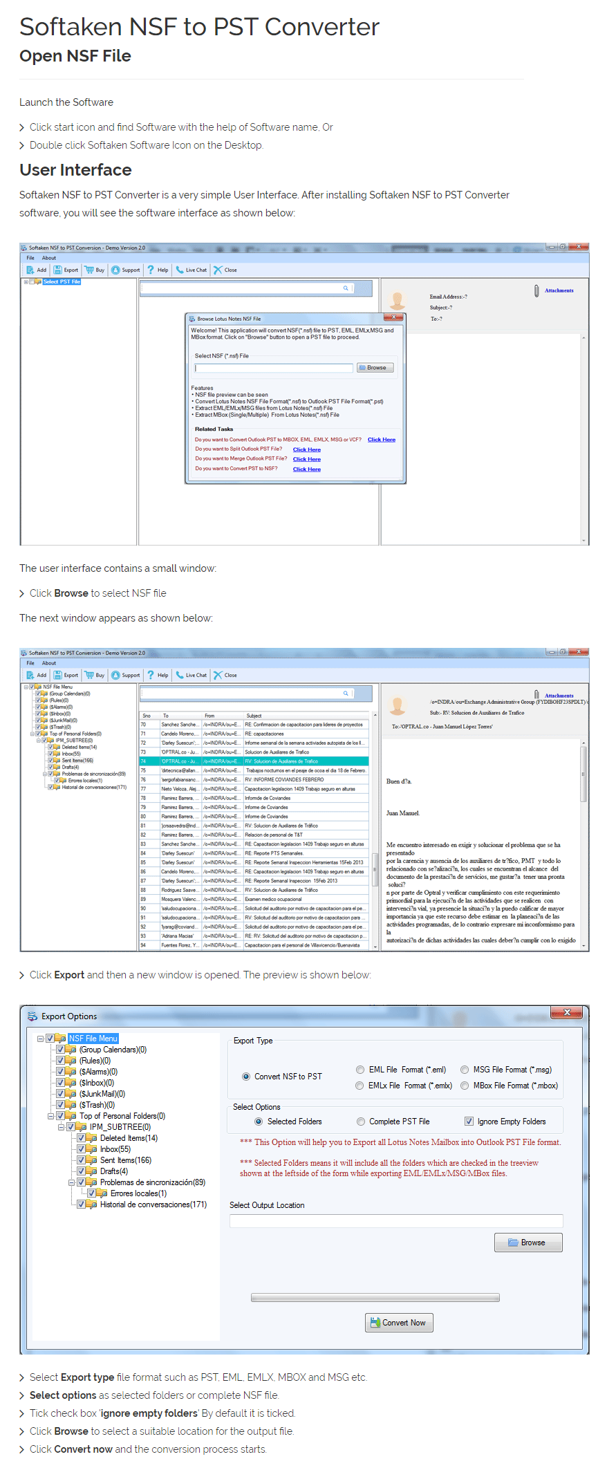 NSF to PST Converter User Manual