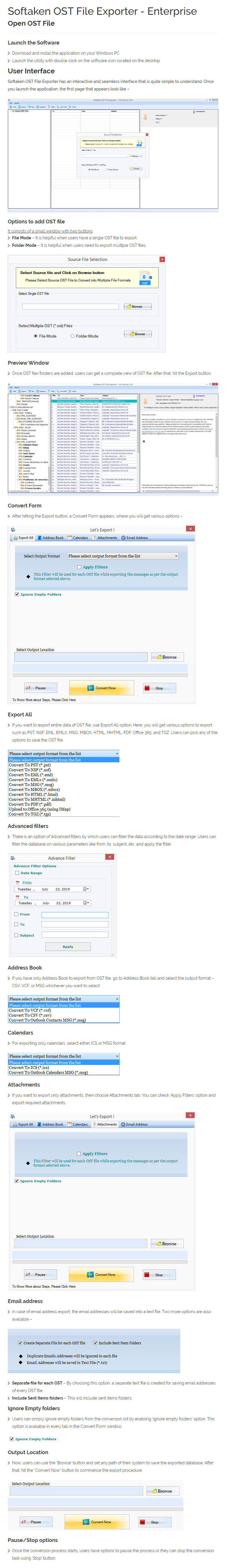 OST Recovery User Manual