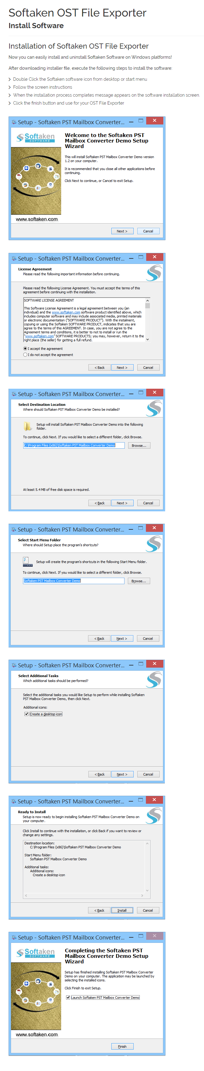 OST to PST Converter Installation