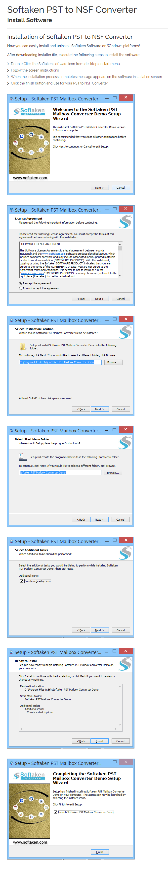Outlook to Lotus Notes converter Installation