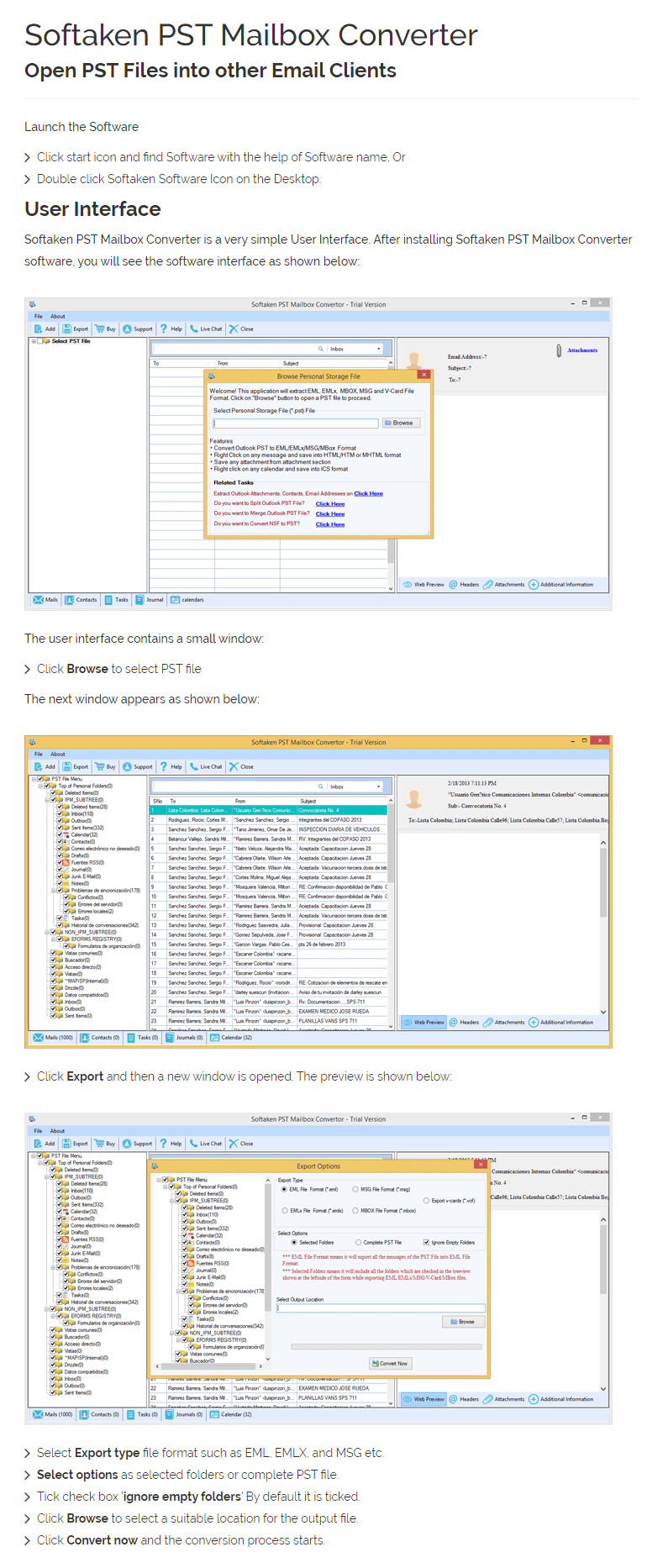 PST Converter User Manual