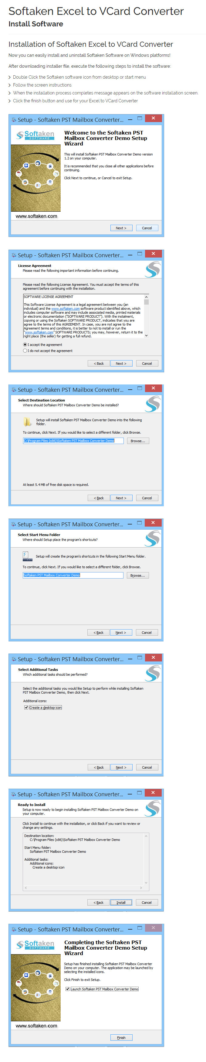 XLS to VCF Converter Installation