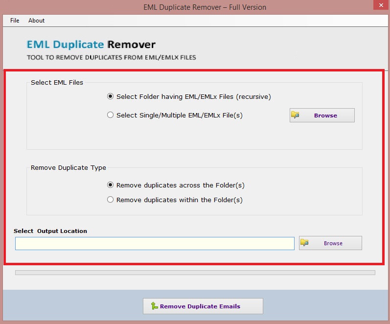 EML Duplicate Remover