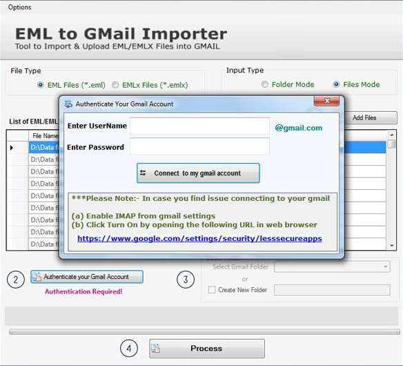 EMl to Gmail Login