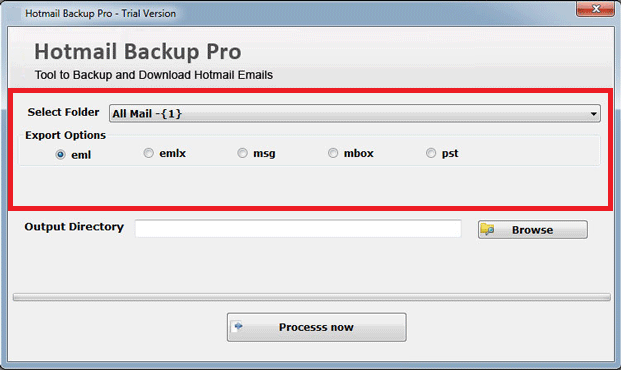 Hotmail Backup