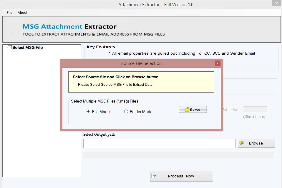 MSG Attachment Extractor