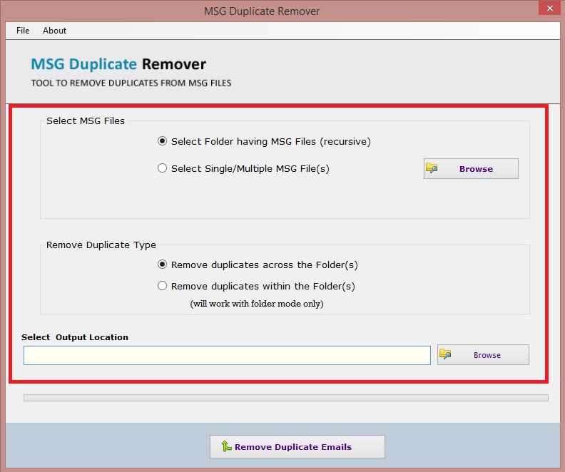 MSG Duplicate Remover