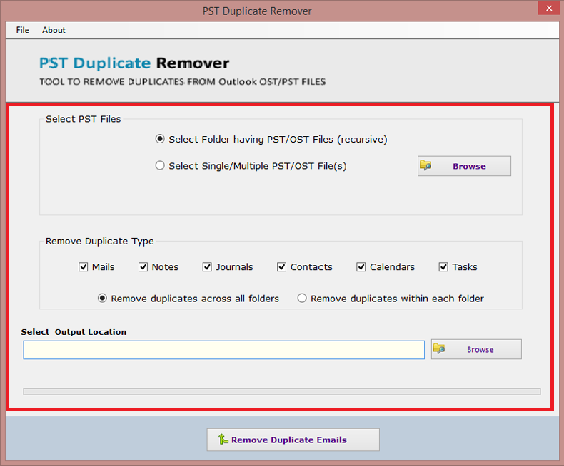 PST Duplicate Remover