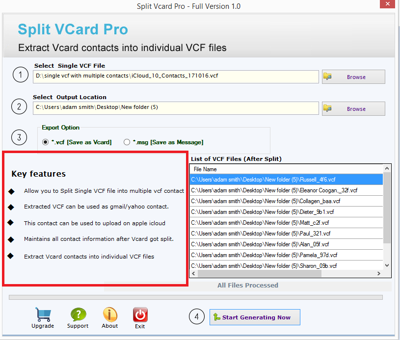 Split VCF File