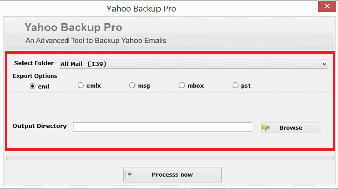 Yahoo Backup Pro Tool