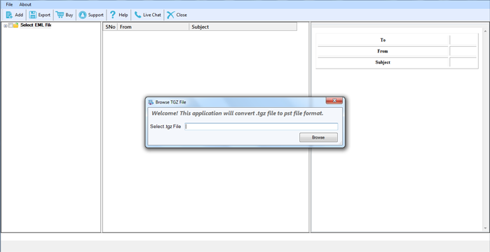 Zimbra TGZ Converter